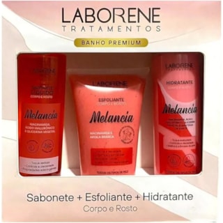 Kit de Banho Laborene Melancia Corpo e Rosto