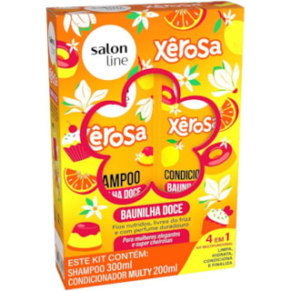 Kit de Cabelos Salon Line Xêrosa Baunilha Doce