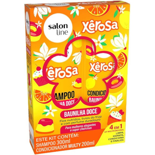 Kit de Cabelos Salon Line Xêrosa Baunilha Doce