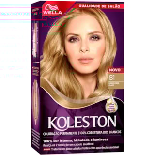Kit de Coloração Koleston Louro Cinza Claro 81