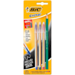 Kit de Escrita BIC Cristal 3 Canetas Azul/Preta/Vermelha 0.8 e Lápis