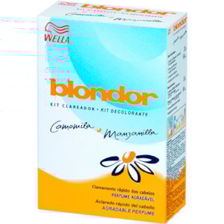 Kit Descolorante Wella Blondor Camomila e Manzanilla