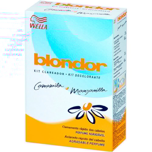 Kit Descolorante Wella Blondor Camomila e Manzanilla