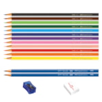 Kit Eco Lápis de Cor Faber-Castell 12 Cores