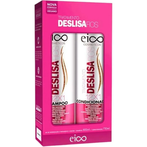 Kit Eico Desliza Fios Shampoo + Condicionador 800ml