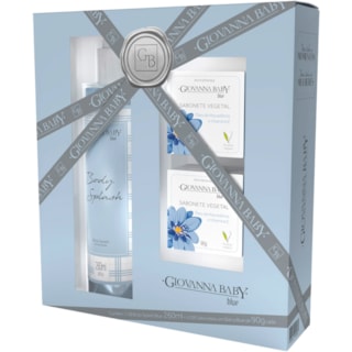 Kit Giovanna Baby Blue Body Splash 250ml + 2 Sabonetes 90g