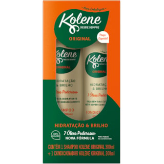 Kit Kolene Shampoo 300ml + Condicionador 200ml Original