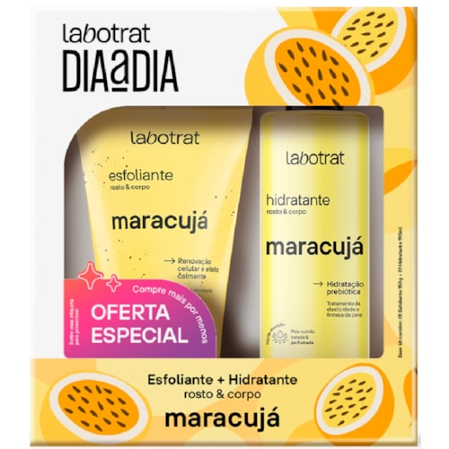 Kit Labotrat Maracujá Esfoliante 150g + Hidratante 190ml
