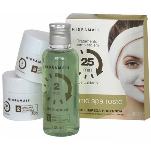 Kit Limpeza Facial Home Spa HIdramais