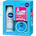 Kit Nivea Água Micelar MicellAir 200ml + Creme Facial 100g