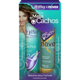 Kit Novex Shampoo + Condicionador Revitay Meus Cachos 300ml
