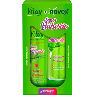 Kit Novex Super Babosão Shampoo + Condicionador 300ml