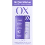 Kit Ox Lisos Shampoo 375ml + Condicionador 170 ml
