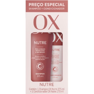 Kit Ox Nutre Shampoo 375ml + Condicionador 170 ml