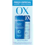Kit Ox Restaura Shampoo 375ml + Condicionador 170 ml