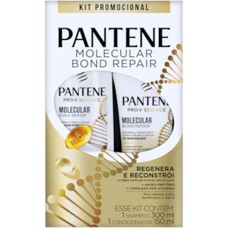 Kit Pantene Shampoo 300ml + Condicionador 150ml Molecular