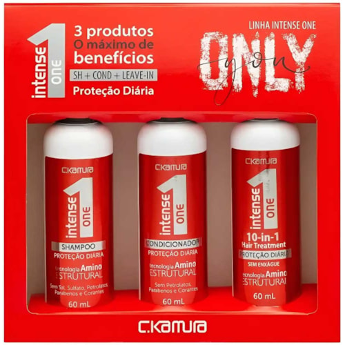 Kit para Cabelos C Kamura Intense One 60ml
