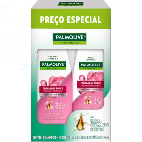Kit Para Cabelos Palmolive Shampoo + Condicionador Ceramidas 350ml