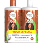 Kit Para Cabelos Salon Line SOS Cachos Óleo de Coco 1L