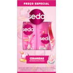 Kit Para Cabelos Seda Ceramidas Shampoo e Condicionador