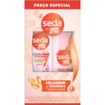 Kit Para Cabelos Seda Colágeno e Vitamina C 300ml+Condicionador 190ml