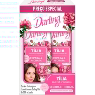 Kit Para Cabelos Shampoo + Condicionador Tília 350ml