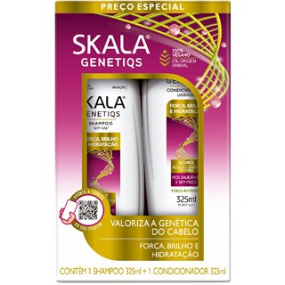 Kit Para Cabelos Skala Genetiqs Shampoo + Condicionador 325ml