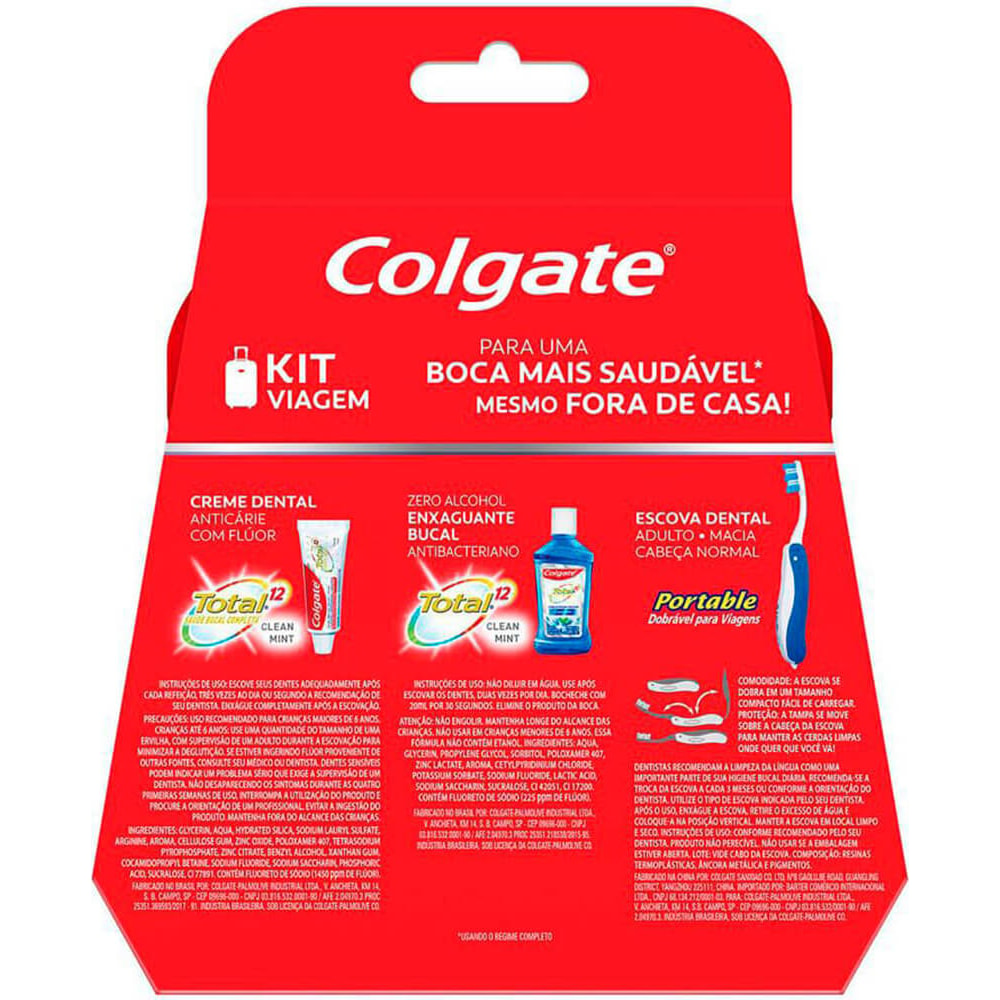 Kit para Viagem Colgate - Destro