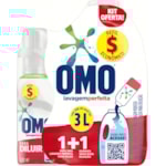 Kit Sabão Líquido Omo Concentrado Lavagem Perfeita 500ml  + Garrafa