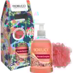 Kit Sabonete Líquido + Esponja Fiorucci Flor de Cerejeira 500ml
