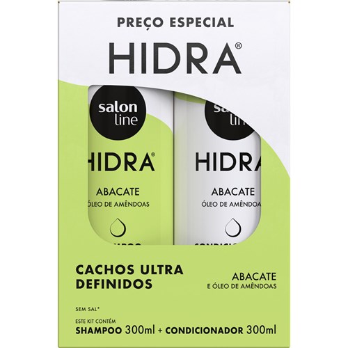 Kit Salon Line Hidra Cachos Ultra Definidos Shampoo + Condicionador 30
