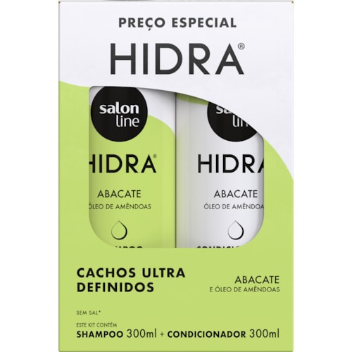 Kit Salon Line Hidra Cachos Ultra Definidos Shampoo   