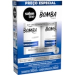 Kit Salon Line SOS Bomba Crescimento Capilar Sh 300ml + Cond 200ml