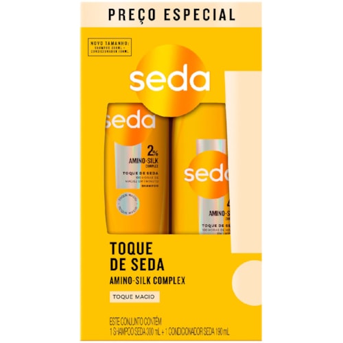 Kit Seda Toque de Seda Shampoo 300ml + Condicionador 190ml