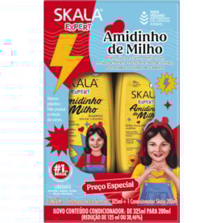 Kit Shampoo + Condicionador Skala Amidinho de Milho 200ml