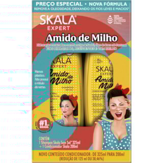 Kit Shampoo + Condicionador Skala Amido de Milho 200ml