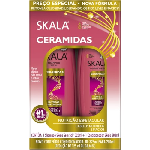 Kit Shampoo + Condicionador Skala Ceramidas 200ml