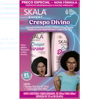 Kit Shampoo + Condicionador Skala Crespo Divino 200ml