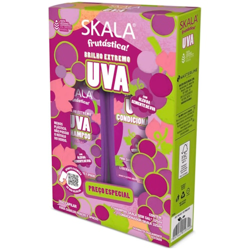 Kit Shampoo + Condicionador Skala Frutástica Uva 325ml