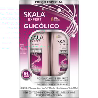 Kit Shampoo + Condicionador Skala Glic[olico 200ml