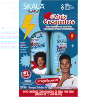 Kit Shampoo + Condicionador Skala #MaisCrespinhos 200ml