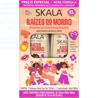 Kit Shampoo + Condicionador Skala Raízes do Morro 200ml