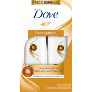 Kit Shampoo e Condicionador Dove Óleo Nutrição