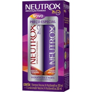 Kit Shampoo e Condicionador Neutrox 24 Multibenefícios 300ml+200ml