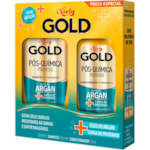 Kit Shampoo e Condicionador Niely Gold óleo de Argan Pós Química
