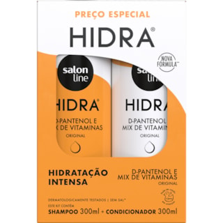 Kit Shampoo e Condicionador Salon Line Hidra Original 300ml