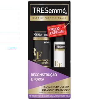 Kit Shampoo e Condicionador Tresemmé Reconstrução e Força