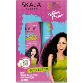 Kit Skala Mais Cachos Shampoo + Condicionador 325ml