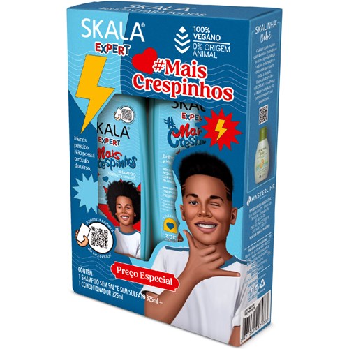 Kit Skala #MaisCrespinhos Shampoo + Condicionador 325ml - Destro