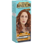 Kit Tintura Maxton Louro Médio Acobreado 7.44